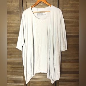 RUNDHOLZ black label balloon shirt In light beige size L